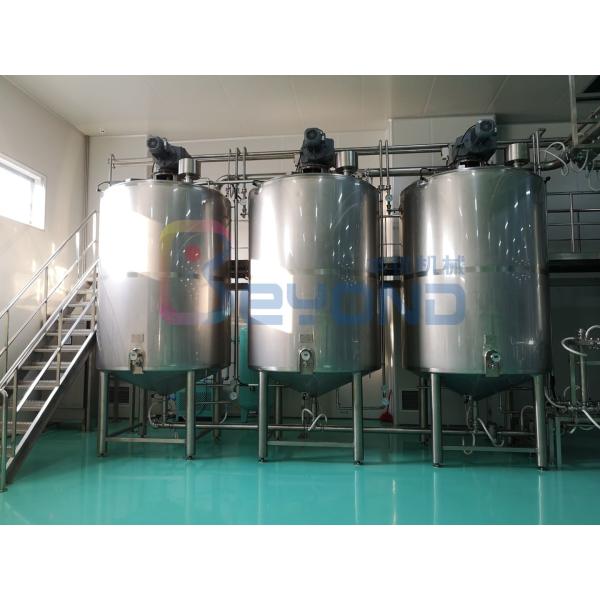 Танк заквашивания йогурта изоляции 3000L SS 50mm для молочных продучтов и сока