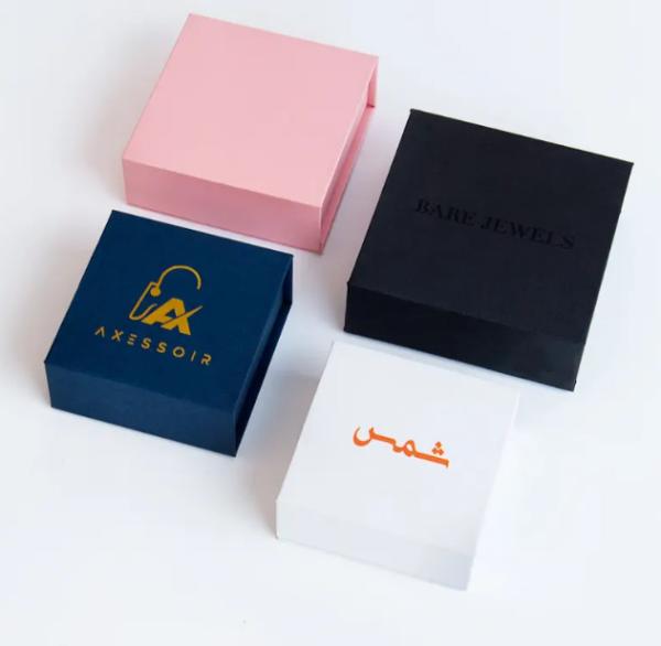 Wholesale Paper Magnetic Closure Small Custom Jewelry Box Gift Packaging With Logo