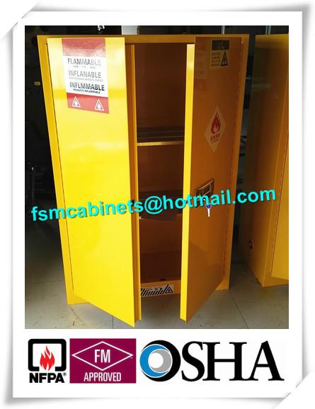 Flammable Industrial Safety Cabinet  , Chemical Storage Containers For Laboratory