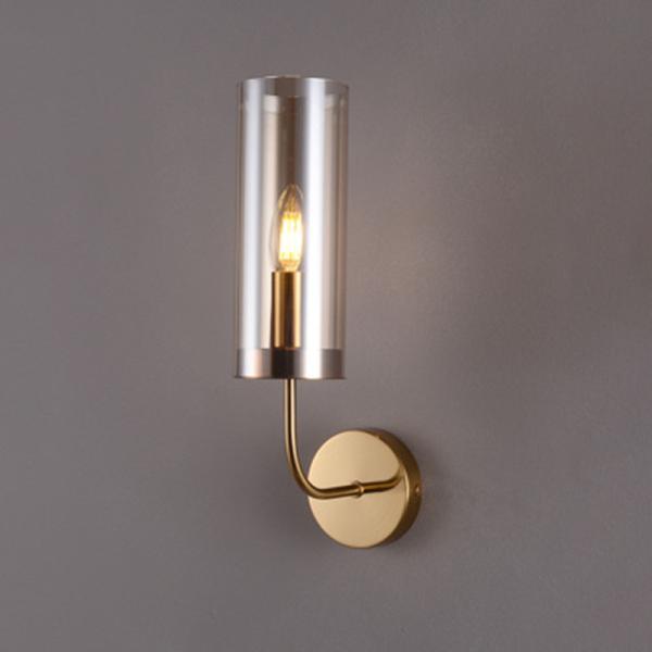 Modern Led Wall Lamp Gold Glass Wall Lamps For Living Room Bedroom Bedside E14 Candle Wall Lights(WH-OR-137)