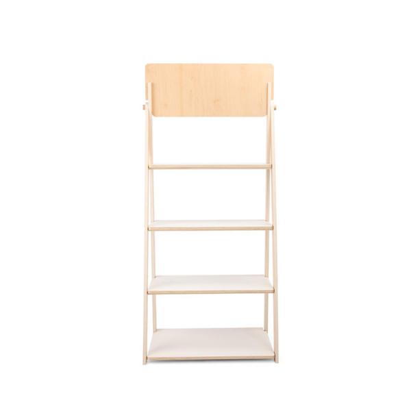 Eco Friendly 4-Tier Cosmetic Display Stand Retail Store Display Shelf