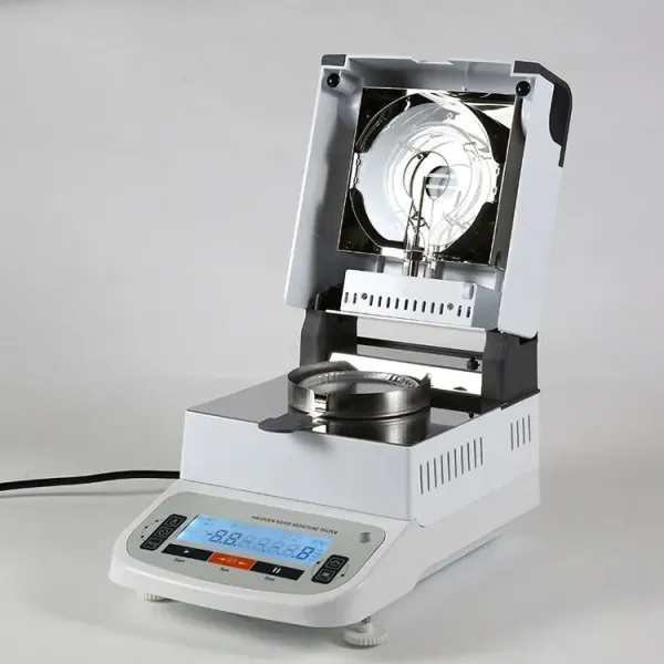 UP-5016 Digital Moisture Tester with 0.001g Readability High-efficiency Halogen Lamp and 5-inch LCD Screen Moisture Analyzer