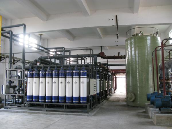 70TPH Ultrafiltration Systems Water Treatment , 2KW commercial rO water plant