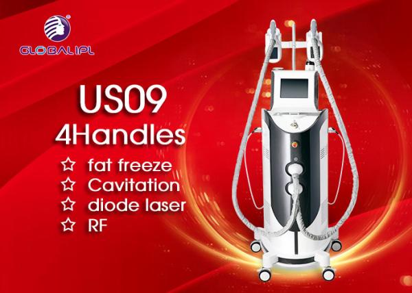 40KHZ Cryolipolysis Body Slimming Machine / Fat Removal Rf Cavitation Machine