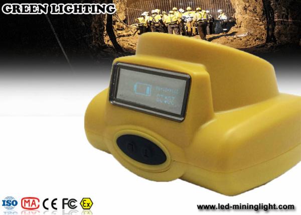 198g light weight wireless underground Rechargeable LED Mining Light With OLED Screen USB charging way