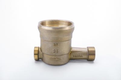 Corpo de bronze DN15 dos encaixes a rendimento elevado do medidor de água - medidor do uso de água DN50