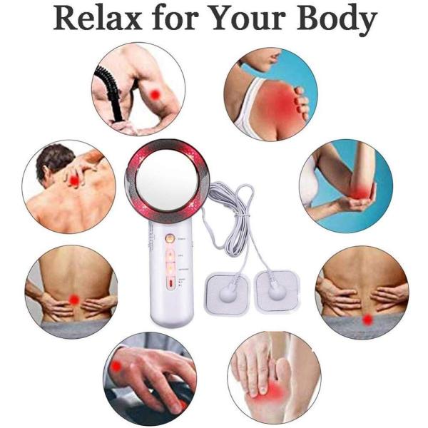 BF3008 Electrode Pads Ultrasonic Ion Face Beauty Stimulator , Ultrasonic Muscle Massager