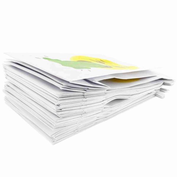 PE Lamination Disposable Airline Puke Bags Sos Paper Bag For Travel