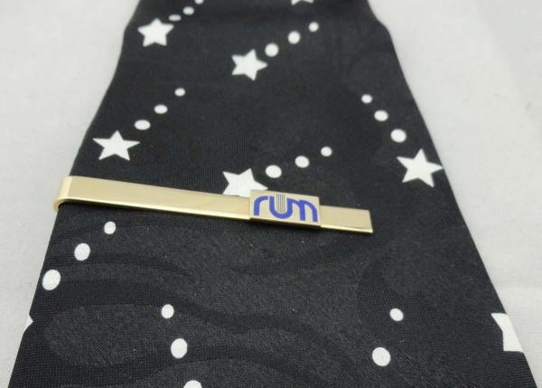 15 mm Gold Plating Personalized Tie Bar , 1 Inch Custom Copper For Mens