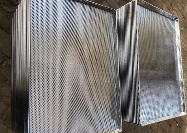 2.5mm lustrados Mesh Tray Industrial de aço inoxidável