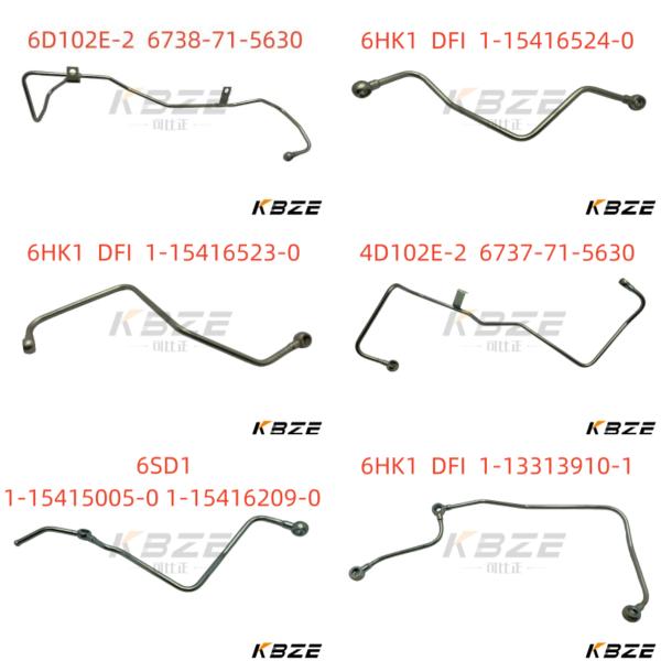 6BG1 FEED PUMP TO FILTER OIL PIPE 1-15415844-0 1154158440 FITS HITACHI EX200-3 EX200-5