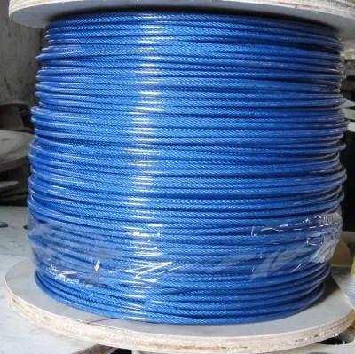 6x19 FC 6x19 IWS 7x19 PVC/PP/PE/PA Coated Steel Wire Rope Type 316 Stainless Steel