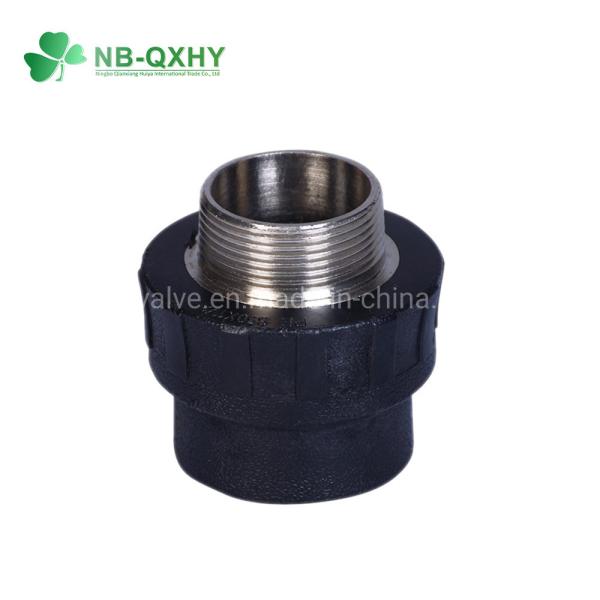 Plastic PE Pipe Fitting HDPE Male Threaded 90 Degree Elbow with Equal GB Standard