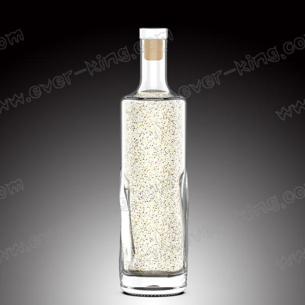 Бутылка ликера различных форм белая стеклянная замораживая 500ml 1.5L