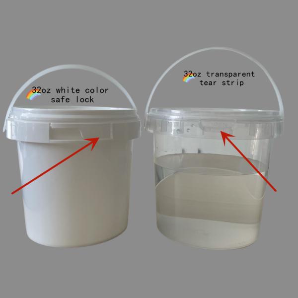 5KG and 10KG Plastic Bucket Paint Container with Lid For Pet Food Packaging
