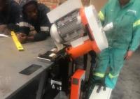 Máquina de trituração automática estacionária da borda da placa para a embarcação de pressão