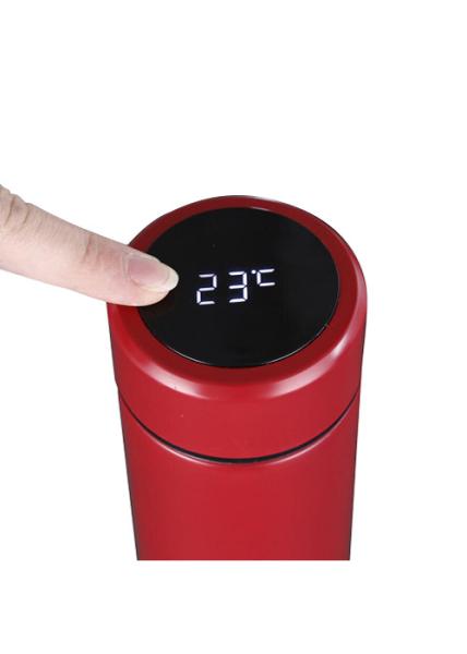 Double Walled Stainless Steel Thermal Travel Cup Thermal Temperature Display 500ml