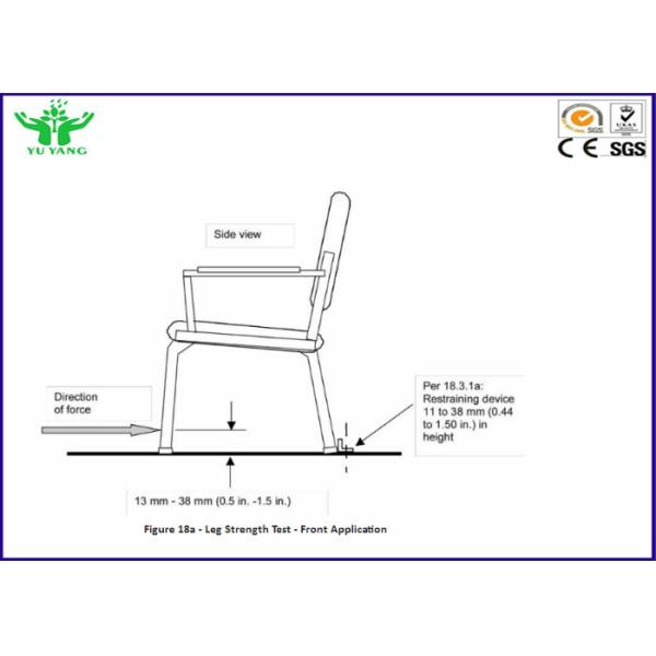 2000кг - оборудование для испытаний 700мм мебели ног стула 5000кг Давлени-устойчивое