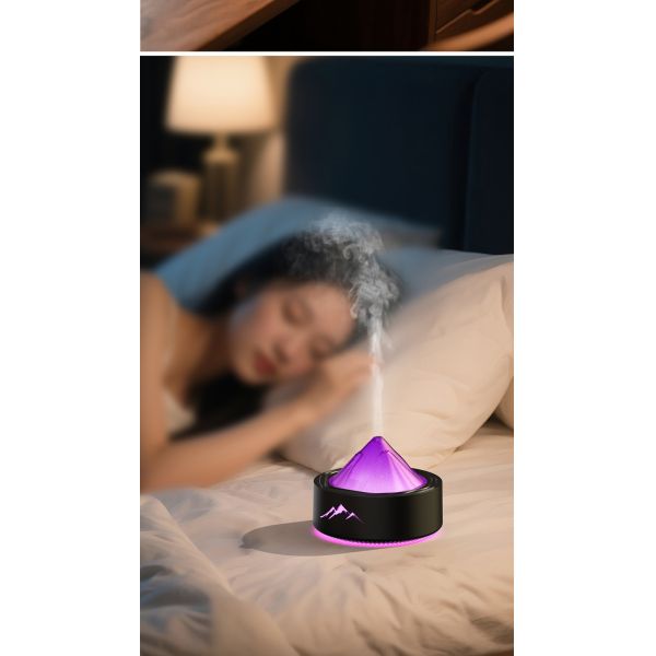 200ml Capacity Aroma Air Humidifier USB Powered Aroma Diffuser Machine With Night Light