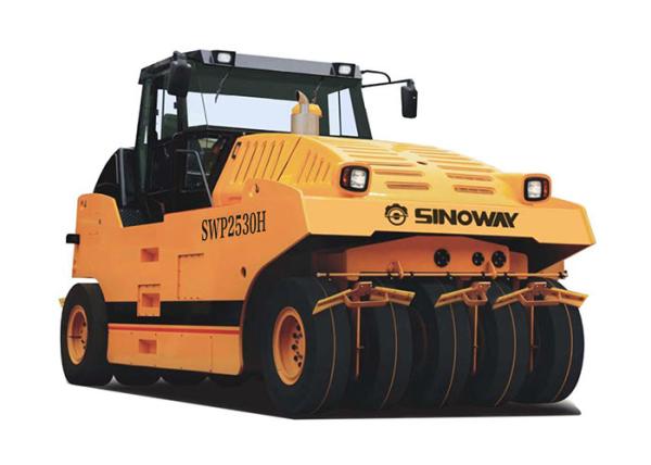 Hydraulic Road Building Equipment 30 Ton Heavy Duty Pneumatic Tyre Roller Rubber Roller