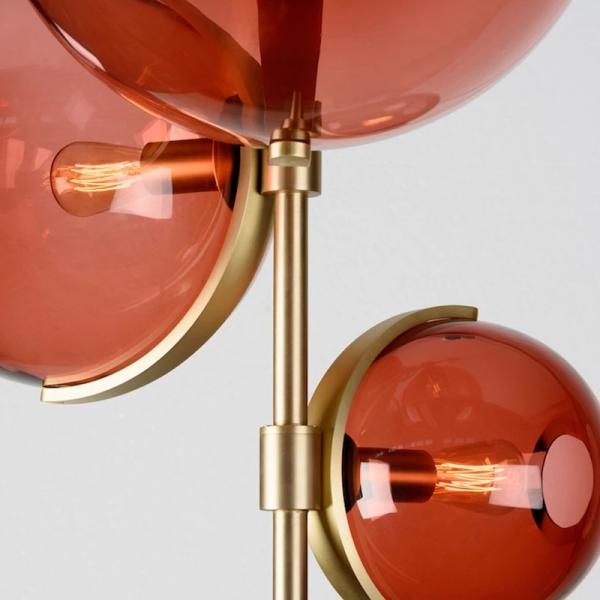 Nordic Pendant Lamp Postmodern Designer Red Glass Pendant Lights(WH-GP-169)