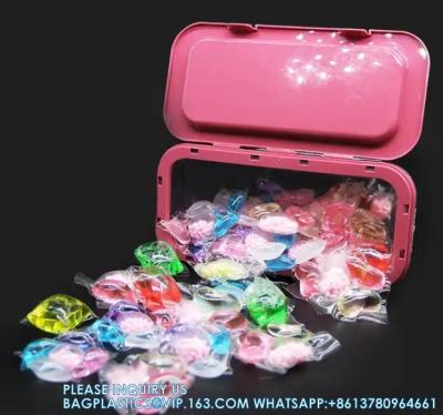 Custom Biodegradable Packaging PVA Film Water Soluble Dissolvable In Hot Water laundry pod film mold peel