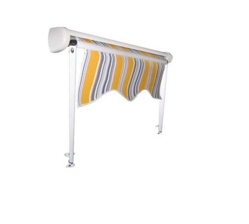 Heavy Duty Aluminum Window Awning Alu Bracket Outdoor Retractable Window Shade