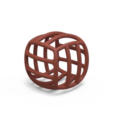 lead PVC Free Silicone Teething Ball Descriptive Language Learning Toy
