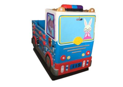 Fire Car Coin Operated Kiddie Ride , Coin Op Rides Not Easily Deformed