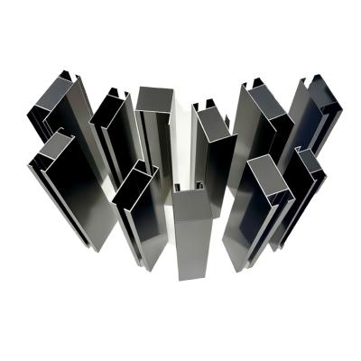 Anoized Black 6000 Series Powder coated Aluminium Window Profile
