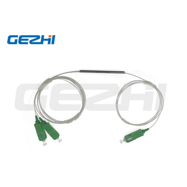 FTTH 1X2 FBT Coupler with Low Insertion Loss High Stability and SC/APC Connector for Optical Networks