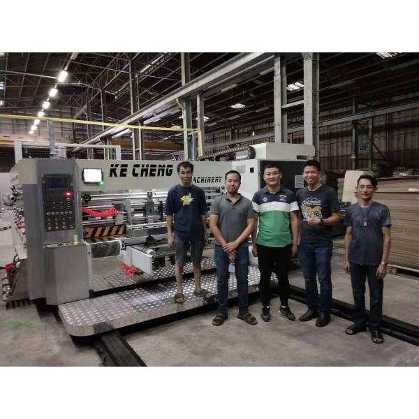 Automatic Four Colour Flexo Printing Machine Corrugated Carton Printing Slotting