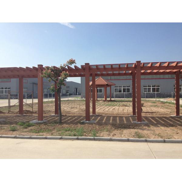 Environmental WPC Construction , WPC Pergola and Pavilion For Sunshade