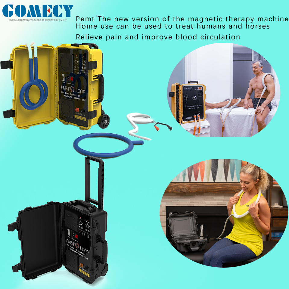 GOMECY PMST LOOP Импульсное электромагнитное поле ПЭМФ терапия Сплавленная 15Ампер Магнитная интенсивность 1000-6000 Гаусов для домашнего использования