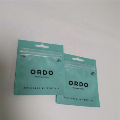 Custom Printed Small Plastic Packaging Zipper Bag for makeup brush