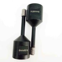 Limpe a pata M14 cerâmica soldada da telha 6mm da porcelana de Diamond Core Drill Bits For
