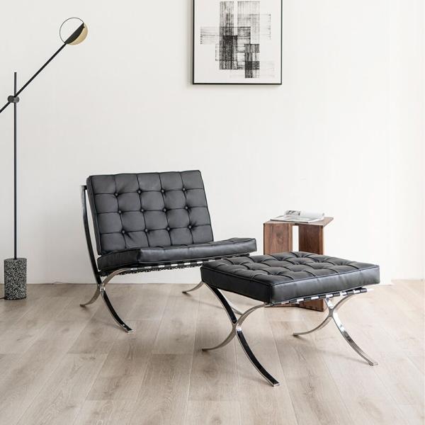 Modern living room furniture set Bedroom modern balcony body leisure leather chair