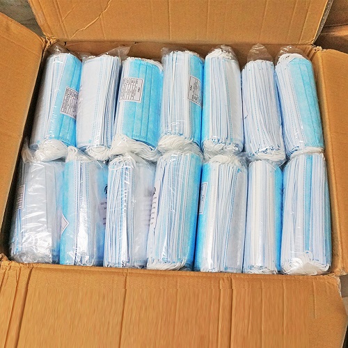 Anti Pollution Surgical Medical Mask Non Woven 3 Ply Disposable Face Mask