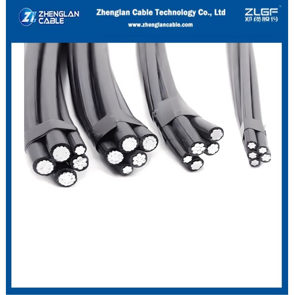 0.6/1kV Overhead Insulated Cable AAC/XLPE 2Cx50sqmm Alunimun with XLPE insulation LV ABC Cable
