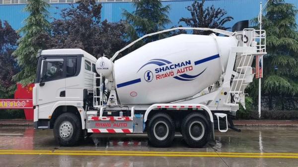 Veículo de mistura de cimento de 340 hp Shacman X3000 Caminhão de mistura de cimento de construção 6x4