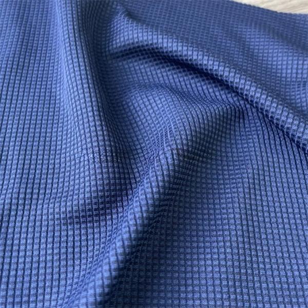 100% Polyester Waffle Weft Knitted Jersey Fabric Suppliers for Casual Sportswear