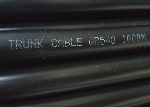 75 Ohm Coaxial Cable QR540 JCASS  AL Tube with Jelly CATV System RF Trunk Cable