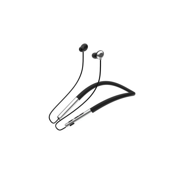 Hot sale neckband silicone string bluetooth headphone,bluetooth earphone with mic and magnetic earbuds