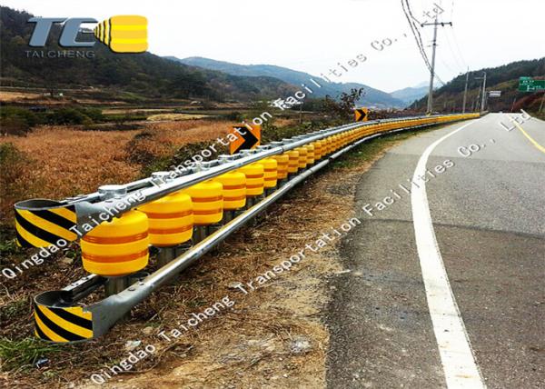 Diamètre 245mm/350 millimètres de rambarde de roulement de systèmes de barrière de sécurité routière EVA