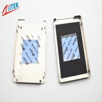 94 da isolação pegajosa térmica da almofada do dissipador de calor de V0 1.5W/MK refrigerar azul do portátil do processador central