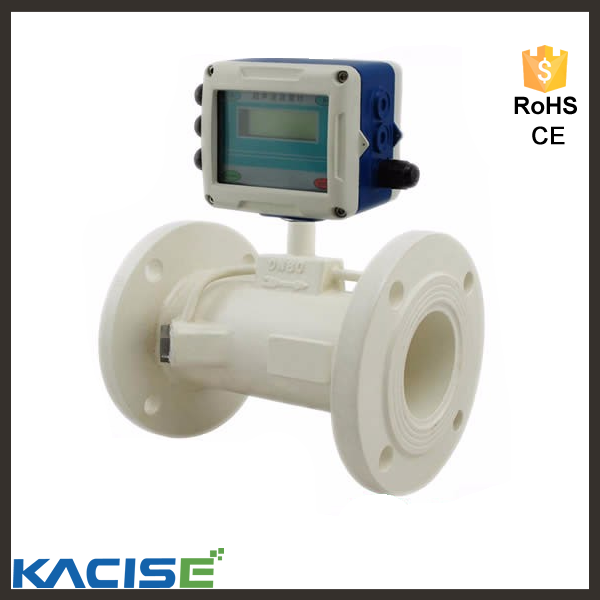 15 мм - 6000 мм Тип турбины потокомер для коррозионной жидкости кислоты