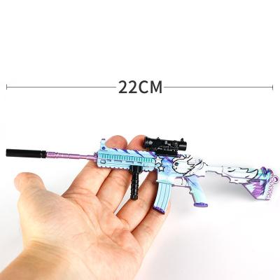 Magic Academy Metal Gun Keychain 22CM M416 Zinc Alloy  Standard
