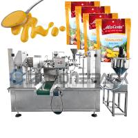 Líquido viscoso de la empaquetadora de la salsa rotatoria líquida completamente automática de la lechería