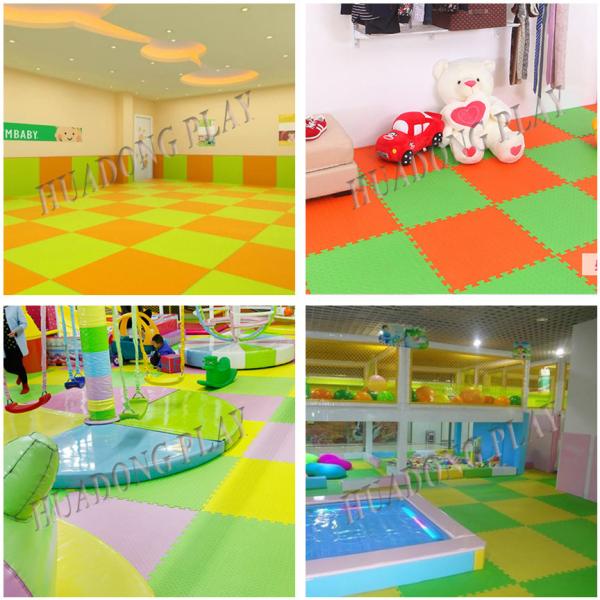 CE Certificate Outdoor Playground Flooring Good Ventilation 3cm Thickness