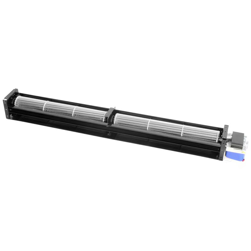 HY-40AC Series High-Volume Silent Cross-Flow Fan 1 Meter Long Strip Aluminum Alloy Blades AC Industrial Use OEM 1 Year Warranty